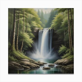 Leonardo Vision Xl This Tranquil Painting Portrays The Natural 0 Canvas Print