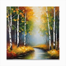 Birch Trees Canvas Print