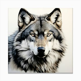 Grey wolf 8 Canvas Print