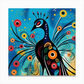 Peacock 19 Canvas Print