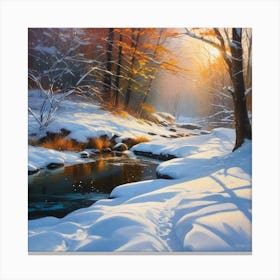 Winter Scene 7 Canvas Print