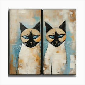 Cats 4 Canvas Print