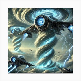 Vortex Assault Carriers Jet Stream Manipulation Canvas Print