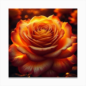 Sunset Rose 1 Canvas Print