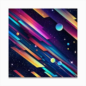 Abstract Galaxy Wallpaper Canvas Print