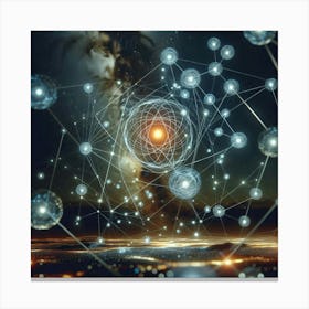 Universe Of Connections Canvas Print