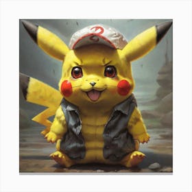 Pokemon Pikachu 1 Canvas Print
