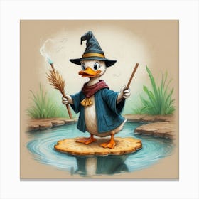 Donald Duck 22 Canvas Print