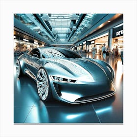 Futuristic Concept Car Canvas Print