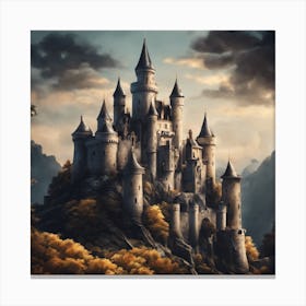 Castle Stock Videos & Royalty-Free Footage 1 Canvas Print