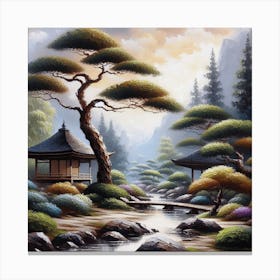 Japanese Garden Canvas Print