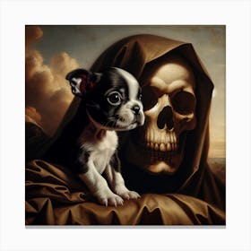 Time waits for No Dog III Canvas Print