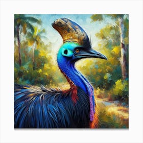 Cassowary bird Canvas Print