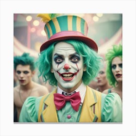 Clown At The Circus Canvas Print