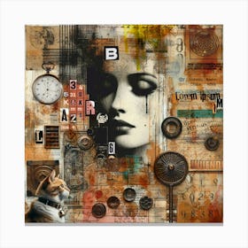 Mechanical Nostalgy Canvas Print