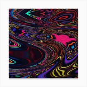 Abstract Psychedelic Art 6 Leinwandbild