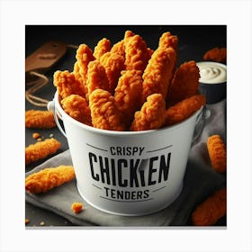 Crispy Chicken Tenders Canvas Print