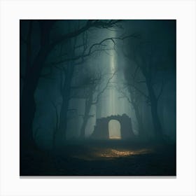 Dark Forest Canvas Print