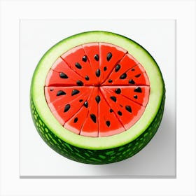 Watermelon Slice Canvas Print