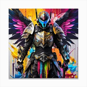 Warrior With Wings 1 Canvas Print