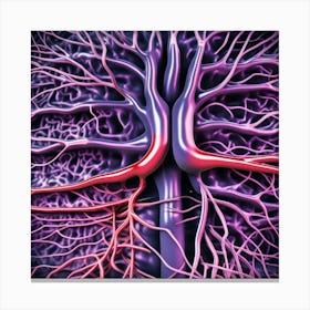 Arteries And Veins 1 Canvas Print