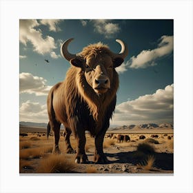 Spiritual Oxen Canvas Print