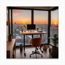 Office Stock Canvas Print