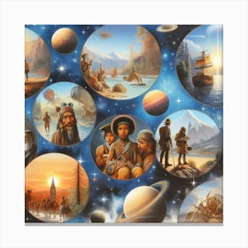 Space Odyssey 1 Canvas Print
