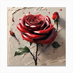 Red Rose Canvas Print