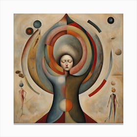 The Woman Tree Canvas Print