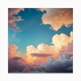 Cloudy Sky 4 Canvas Print