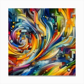 Abstract Painting 13 Canvas Print