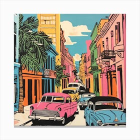 Cuba Street Canvas Print