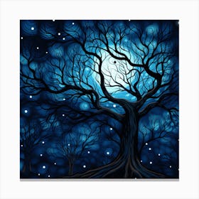 Tree Of The Night Canvas Print
