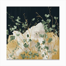 Gold Ivy Canvas Print