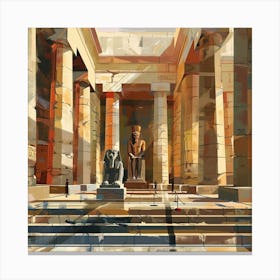 Egyptian Temple 1 Canvas Print