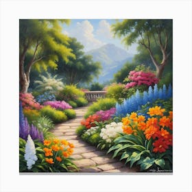 Lush Gardens Pt 2 Canvas Print