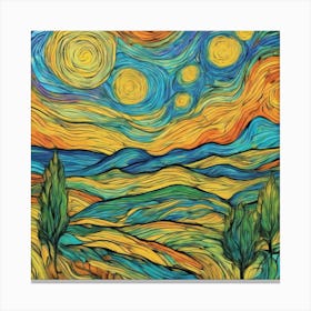 Starry Night 41 Canvas Print