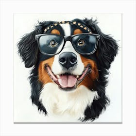 Bernese Mountain Dog 15 Canvas Print