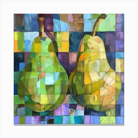 Two Pears 6 Canvas Print