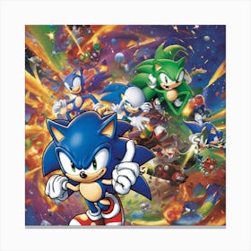 Sonic The Hedgehog 91 Canvas Print