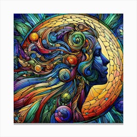 Kaleidoscope Woman Canvas Print