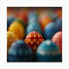 Colorful Easter Eggs 5 Canvas Print