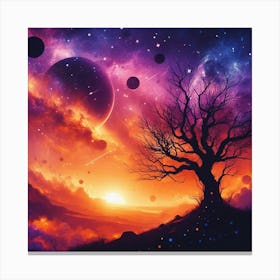 Tree In The Sky 36 Canvas Print