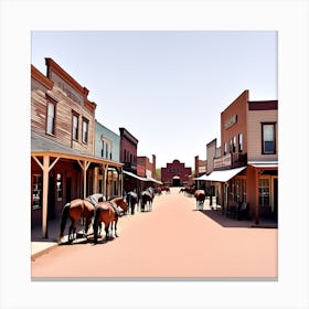 Old West Town 23 Canvas Print