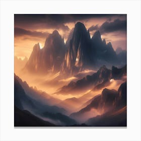 Mountain Landscape 3 Canvas Print