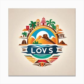 Love'S Logo Canvas Print