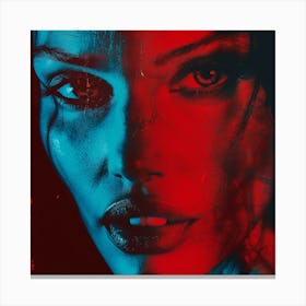 Creatai 24830 A Portrait Of The Actor Angelina Jolie Through Canvas Print