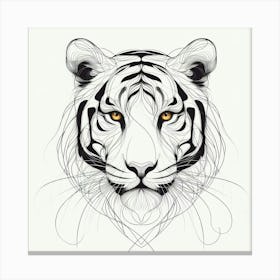 Tiger Head 7 Canvas Print