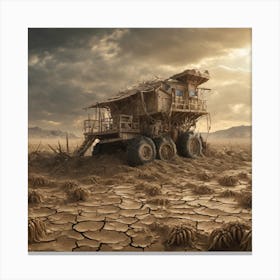 Desert Truck 3 Canvas Print